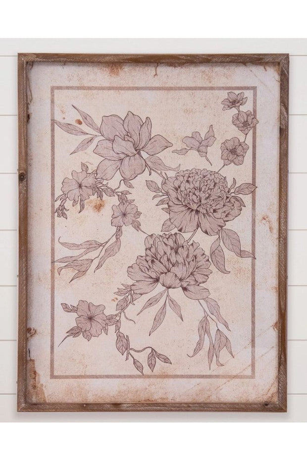 Antique Flower Frame
