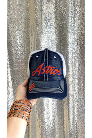 Denim Bling Astros Cap