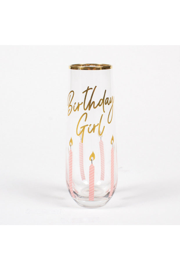 Birthday Girl Champagne Glass