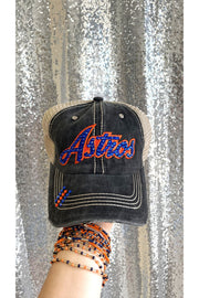 Grey Bling Astros Cap