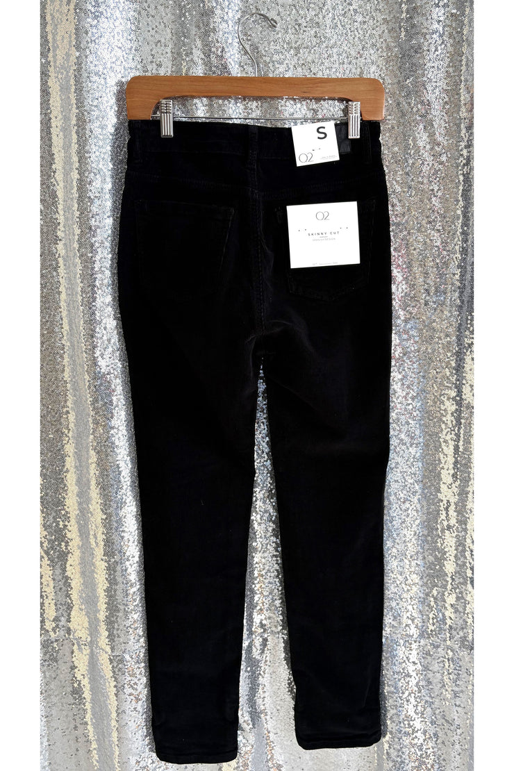 Midnight Corduroy Straight Pant