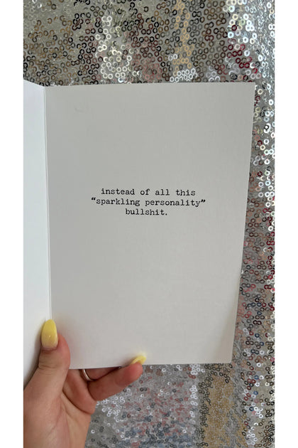 Good Looks Greeting Card – Haute Suburban Mess