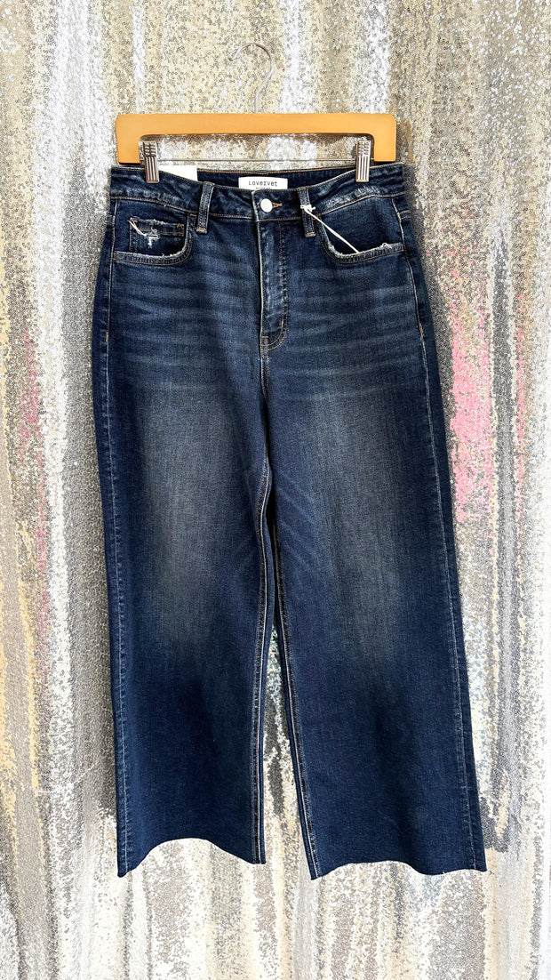 Lovervet Super High Rise Ankle Wide Leg