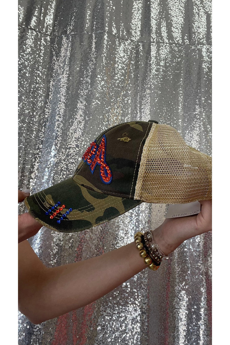 Camo Bling Astros Cap