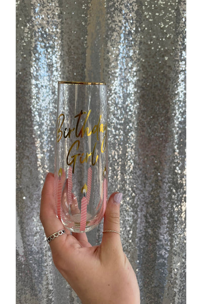 Birthday Girl Champagne Glass
