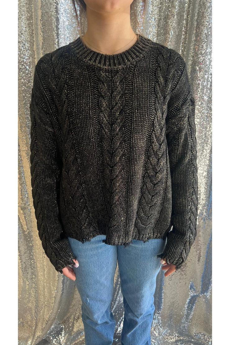 Kris Gunmetal Sweater