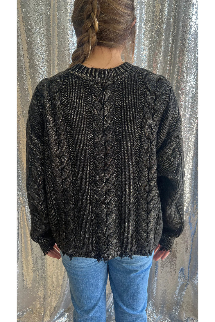 Kris Gunmetal Sweater