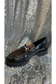 Midnight Stride Black Loafer