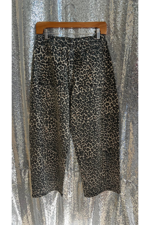 Leopard Barrel Pant