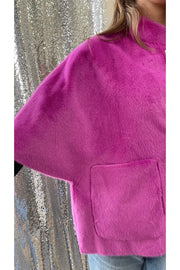 Fuchsia Capelet Jacket