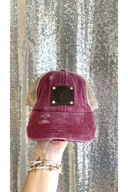 Maroon Trucker Cap