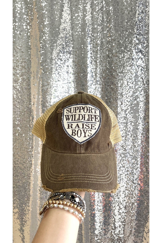 Support Wildlife Raise Boys Hat