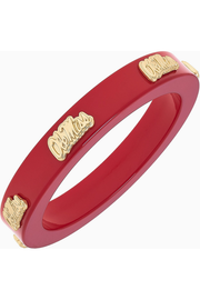 Ole Miss Rebels Resin Logo Bangle in Red