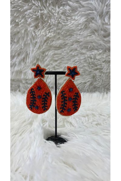 Astros First Pitch Earrings
