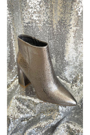 Baby I'm a Star Pewter Booties