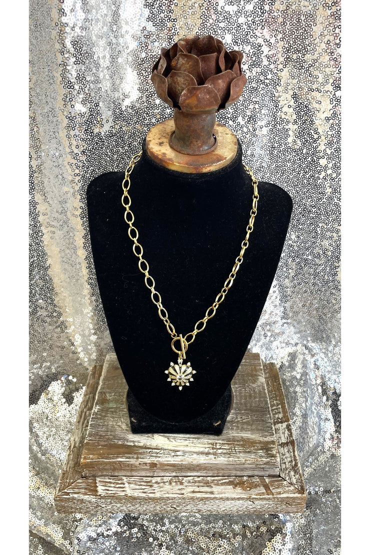 Black Crown Jewel Necklace