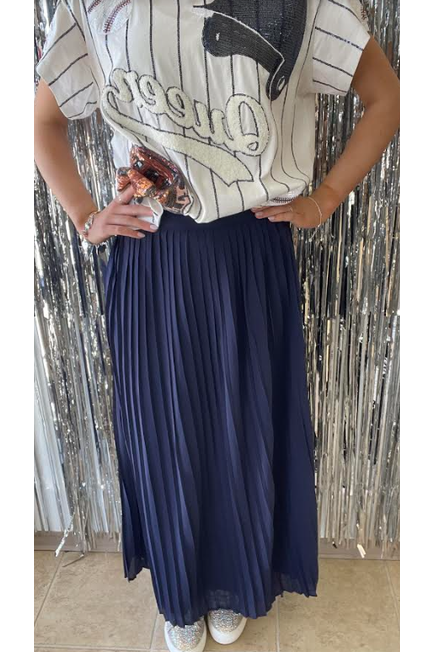 Navy Blue Amren Skirt