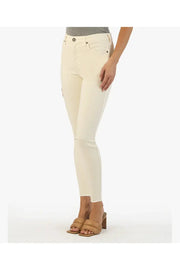 KUT Connie Off-White Cropped Jeans