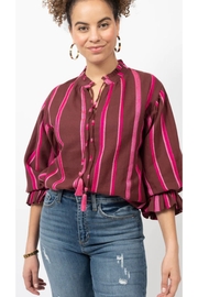 Wine And Dine Striped Top