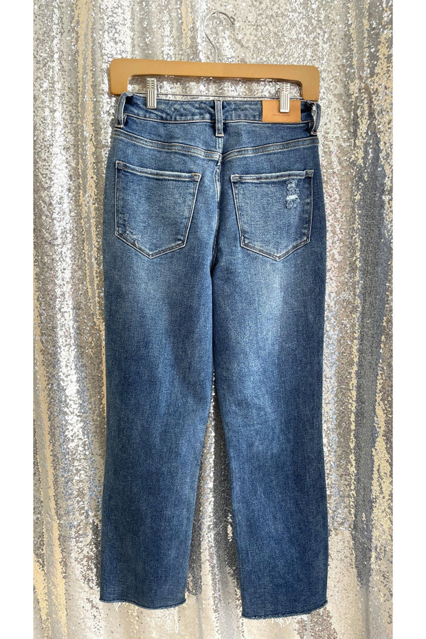 The High Rise Cropped Straight Jodi Jeans