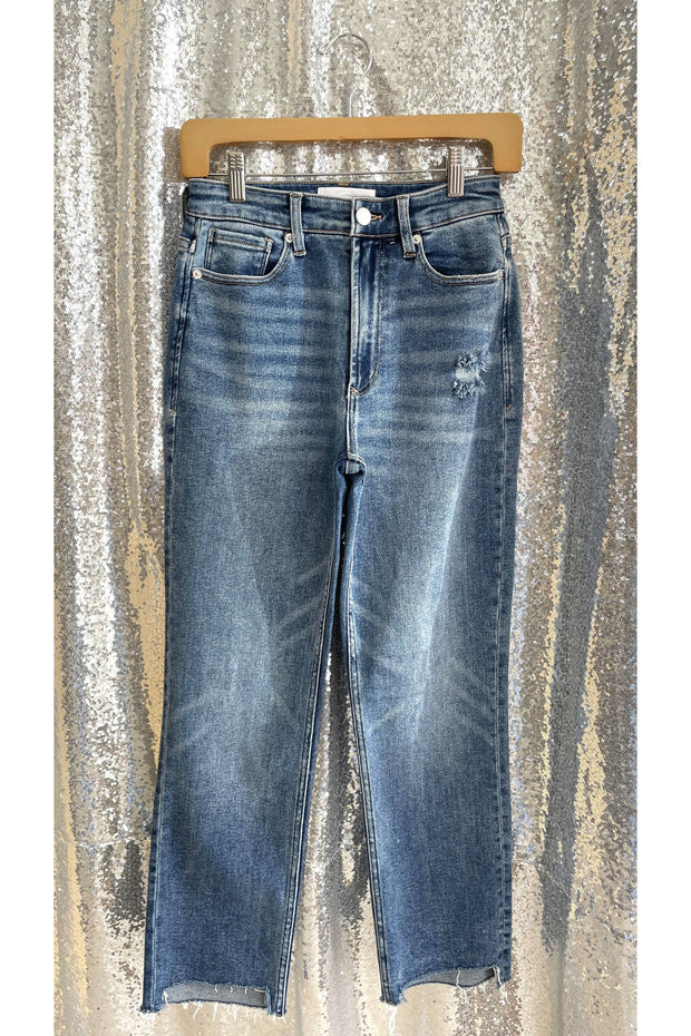 The High Rise Cropped Straight Jodi Jeans