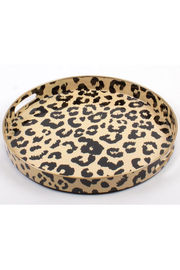Leopard Round Tray