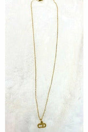Dainty Christian Dior Necklace, Gold