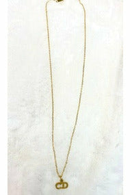 Dainty Christian Dior Necklace, Gold