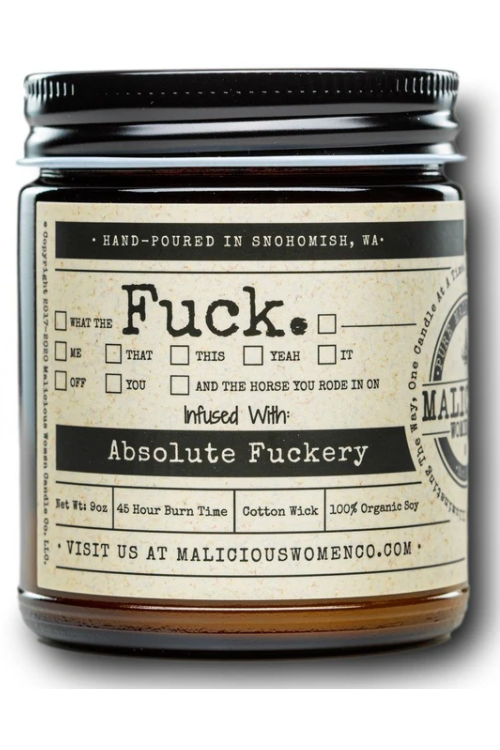All The F*cks Candle