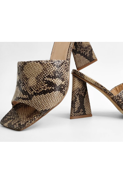 Drive Me Wild Snakeskin Shoes